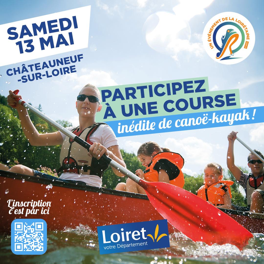 Loirétaine course kayak